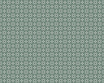 Renew Tile Aqua Quilting Cotton Fabric by Sandy Gervais for Riley Blake Designs, C17286-AQUA