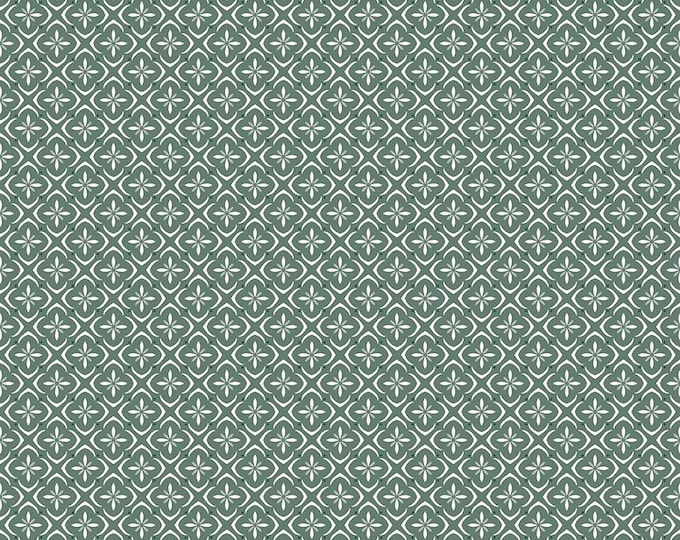 Renew Tile Aqua Quilting Cotton Fabric by Sandy Gervais for Riley Blake Designs, C17286-AQUA