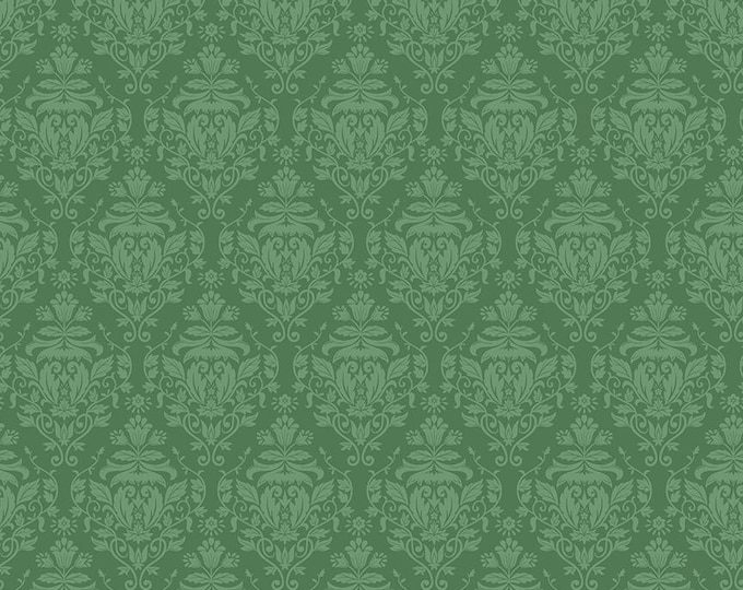Ambleside Damask Green, Quilting Cotton Fabric by Amanda Niederhauser for Riley Blake Designs, C17113-GREEN