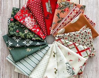 PREORDER Spruce Precut Fabric Wonders | Choose from Fat Quarters, 10 Inch Squares,  2.5 Strip Roll | by Sharon Holland, Art Gallery Fabrics