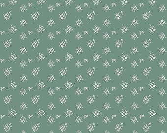 Renew Ditsy Aqua Quilting Cotton Fabric by Sandy Gervais for Riley Blake Designs, C17287-AQUA