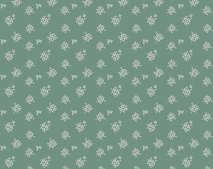 Renew Ditsy Aqua Quilting Cotton Fabric by Sandy Gervais for Riley Blake Designs, C17287-AQUA