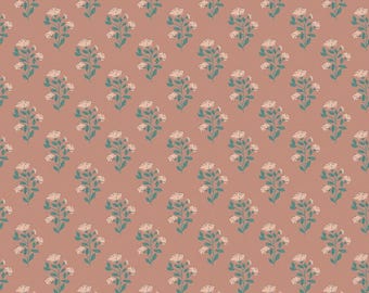 Ambleside Flower Stems Sand, Quilting Cotton Fabric by Amanda Niederhauser for Riley Blake Designs, C17112-DUSTYROSE