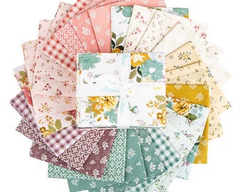 Renew Fat Quarters: 25-Piece Cotton Fabric Collection by Sandy Gervais for Riley Blake Designs