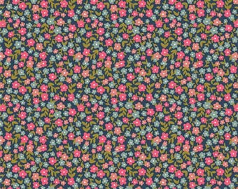 Starling, Art Gallery Fabrics Wee Floruit Print, by Maureen Cracknell for Art Gallery Fabrics, Fabric by the Yard