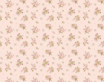 Renew Floral Pink Quilting Cotton Fabric by Sandy Gervais for Riley Blake Designs, C17281-PINK