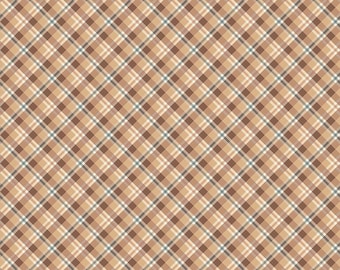 Evening on the Prairie Fabric: Prairie Plaid in Sienna by Modern Prairie for Riley Blake Designs, C16745-SIENNA