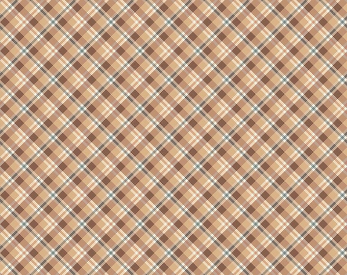 Evening on the Prairie Fabric: Prairie Plaid in Sienna by Modern Prairie for Riley Blake Designs, C16745-SIENNA