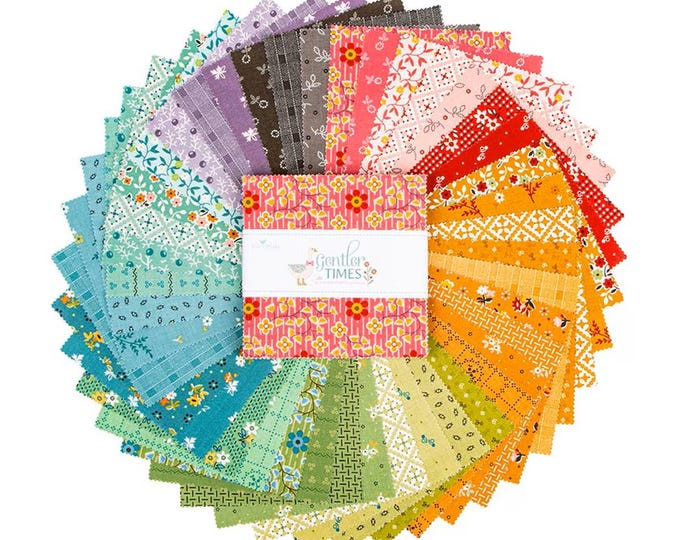 Featured listing image: PREORDER: 5" Stacker, Gentler Times by Lori Holt for Riley Blake Designs