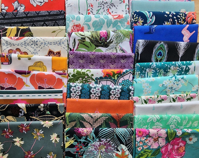 Art Gallery Mystery Fabric Scrap Packs: AGF Cotton Fat Quarter Bundles and By the Pound/Half Pound