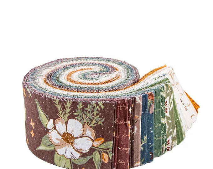 2 1/2" Strips, Olive Grove by Amber Elliot for Riley Blake Designs