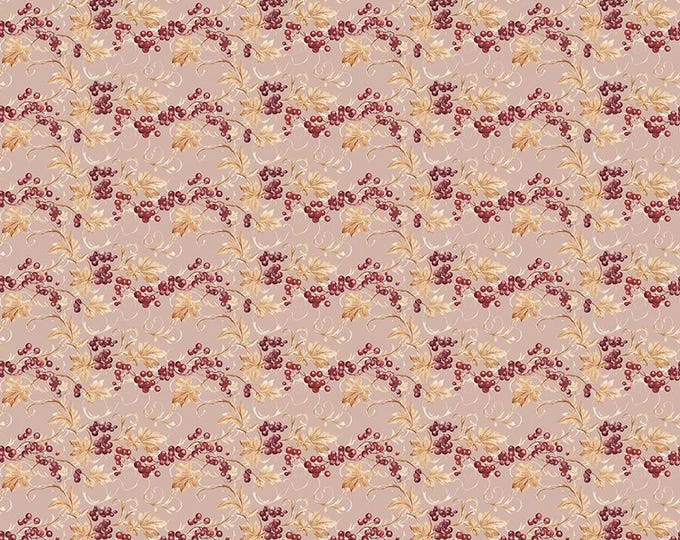 Evening on the Prairie Fabric: Berries Blush Print by Modern Prairie for Riley Blake Designs, C16742-BLUSH