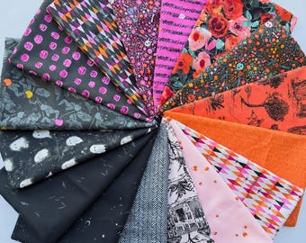 AGF Enshadow Fat Quarter Bundle | 16 Piece Fabric Wonders by Katarina Roccella for Art Gallery Fabrics