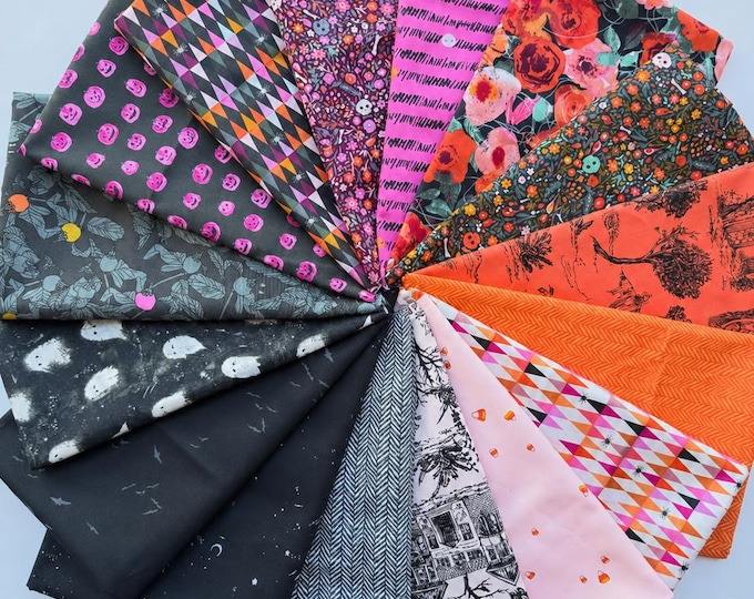 AGF Enshadow Fat Quarter Bundle | 16 Piece Fabric Wonders by Katarina Roccella for Art Gallery Fabrics