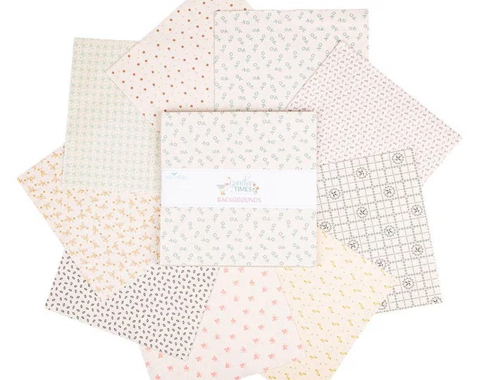Featured listing image: 10" Stacker, Gentler Times Backgrounds by Lori Holt for Riley Blake Designs