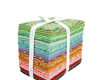 PREORDER: 1-Yard Bundle Gentler Times Basil by Lori Holt for Riley Blake Designs, 21 Yards Total