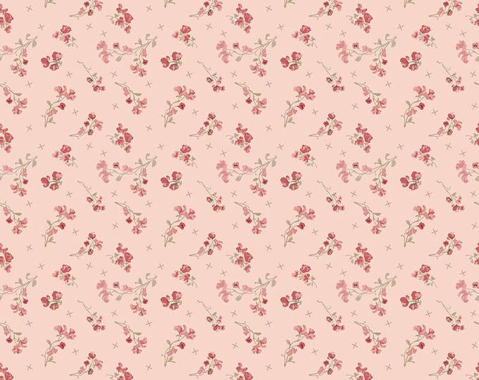 Renew Sweet Pea Pink Quilting Cotton Fabric by Sandy Gervais for Riley Blake Designs, C17283-PINK