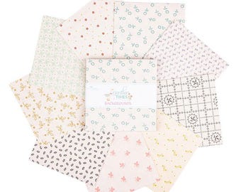 PREORDER: 5" Stacker, Gentler Times Backgrounds by Lori Holt for Riley Blake Designs