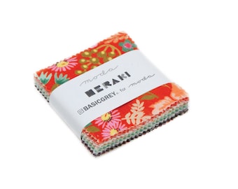 Moda Mini Charm Pack, Meraki by BasicGrey for Moda Fabrics, Fabric Scraps, 30490MC