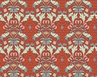Ambleside Tapestry Adobe Red, Quilting Cotton Fabric by Amanda Niederhauser for Riley Blake Designs, C17111-ADOBE