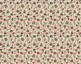 Spruce Fabric by Sharon Holland for Art Gallery Fabrics | Tulip Time Wintertide | Cottage Core | Cotton Quilting and Garment Fabric