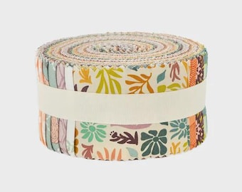 Geobloom 2.5 Inch Strips by Sewcial Bee Collective for Art Gallery Fabrics