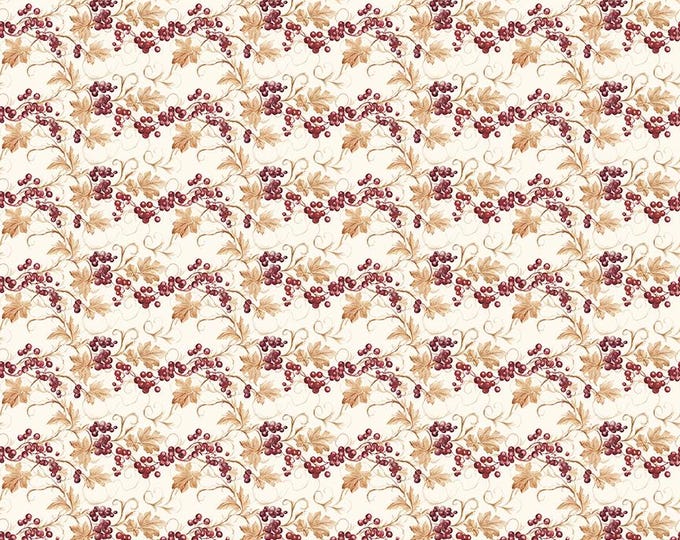 Evening on the Prairie Fabric: Berries Blush Print by Modern Prairie for Riley Blake Designs, C16742-CREAM