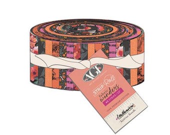AGF Enshadow 2.5 Strips Fabric Roll | Precut Fabric Wonders from the Enshadow collection by Katarina Roccella for Art Gallery Fabrics