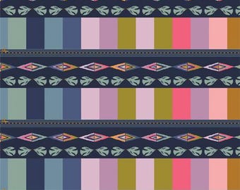 Starling, Art Gallery Fabrics, Starlit Bound, 2.5 Edition Quilt Binding Print, by Maureen Cracknell, Fabric by the Yard