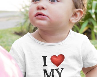 I Love My Nana Infant Tee | Grandma Love baby shirt