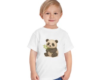 Niedliches Panda Kleinkind Kinder T Shirt Geschenk