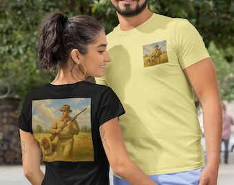 Rustic Dove Hunting Tee, Unisex Heavy Cotton Tee, Outdoor Apparel, Gift for Hunter