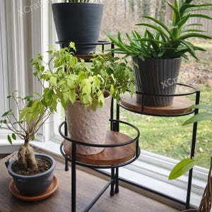 Wooden Planter Stand, Tall Plant Stand, Indoor Plant Stand, Tiered Plant Rack, Corner Plant Stand, Balcony Plant Stand, House Plant Stand