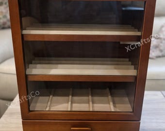 Wooden Pocket Knife Display, Knife Display Case, Pocket Knife Holder Display, Knife Collection Box