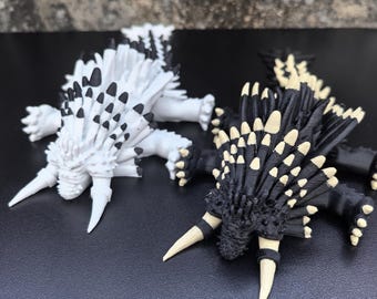 Giocattolo articolato stampato in 3D, Drago Bewilderbeast, Enorme creatura sputaghiaccio, Oggetto da collezione ispirato a Come addestrare il tuo drago, Regalo per i fan