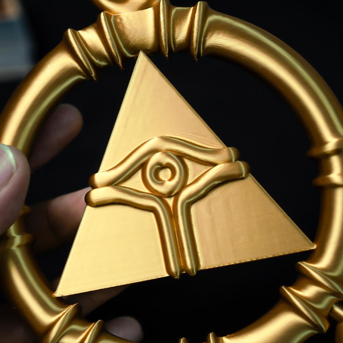 Millenium Ring Sticker 3D Printed Millennium Ring Cosplay Props Ancient Egypt Display Decor ...