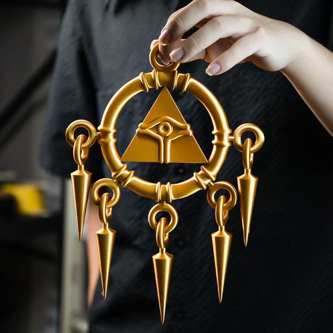 Millenium Ring Sticker 3D Printed Millennium Ring Cosplay Props Ancient Egypt Display Decor ...