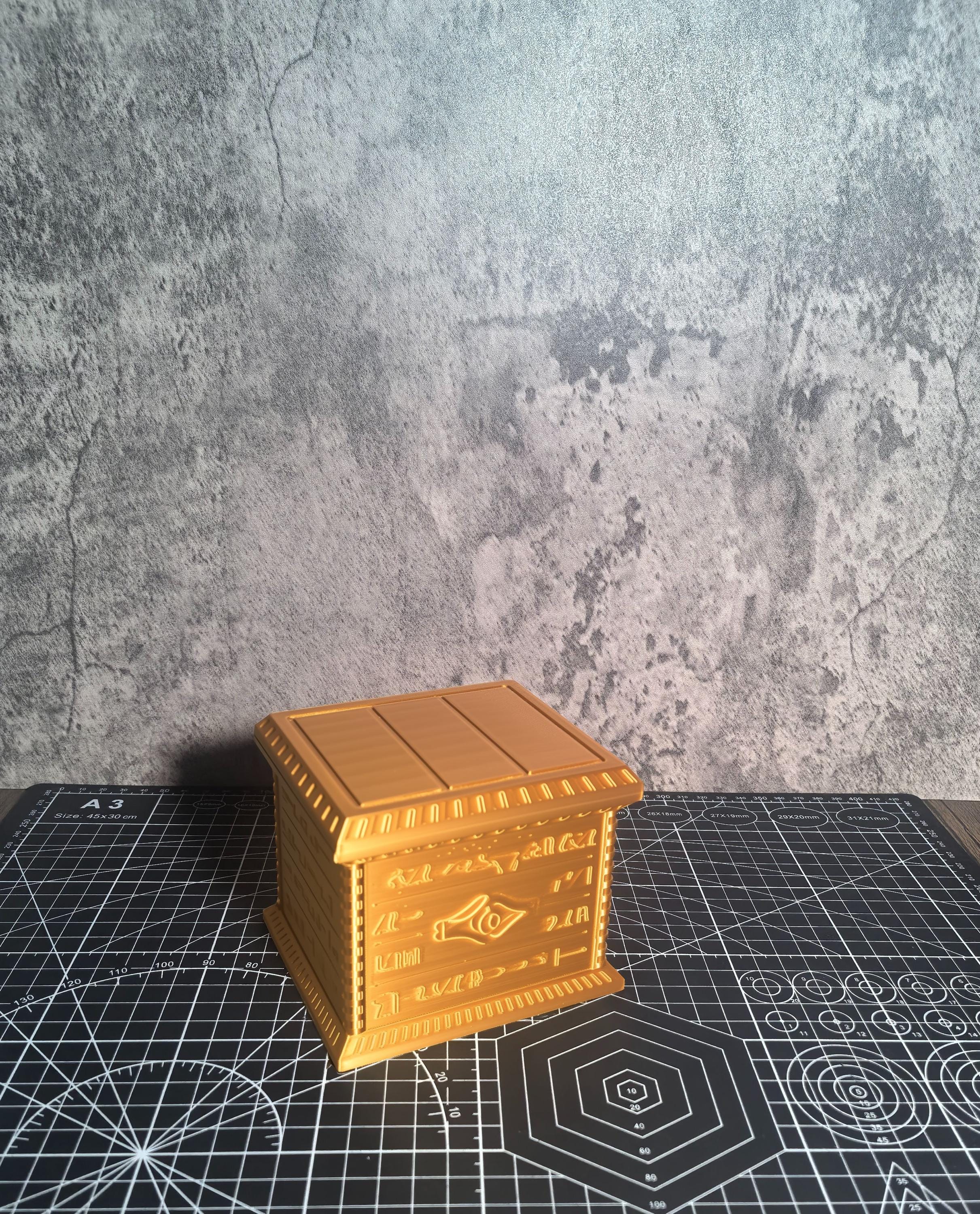 Yugioh Millennium Gold Sarcophagus (100+ Cards)  Deck Box for Trading Card  Games - Etsy
