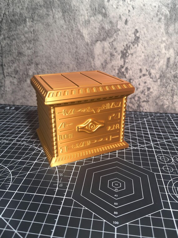 Yugioh Millennium Gold Sarcophagus (100+ Cards)  Deck Box for Trading Card  Games - Etsy