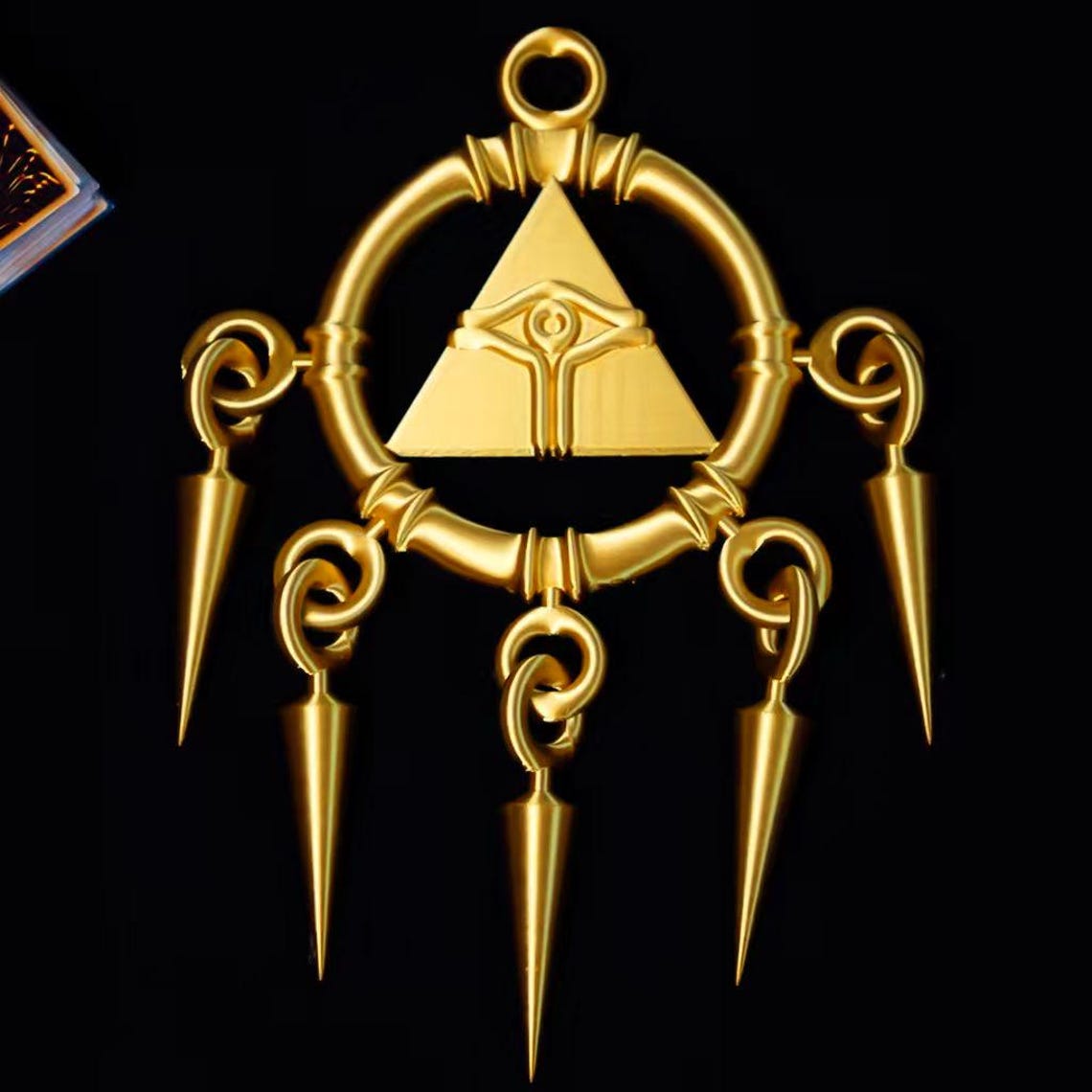 Millenium Ring Sticker 3D Printed Millennium Ring Cosplay Props Ancient Egypt Display Decor ...
