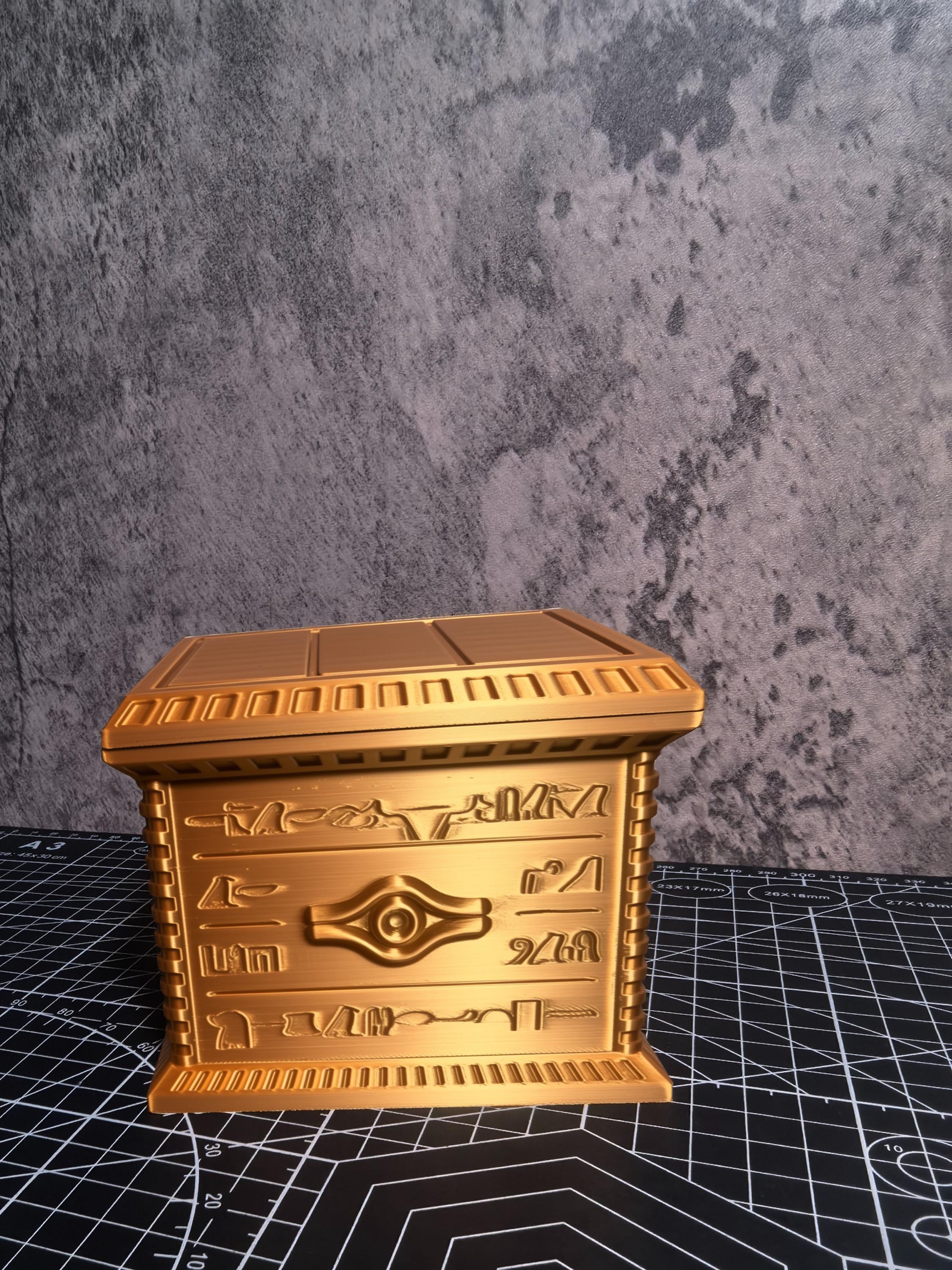 yugioh gold sarcophagus deck box Bandai Ultimagear Millennium Puzzle Gold Sarcophagus 'Yu-Gi-Oh!'