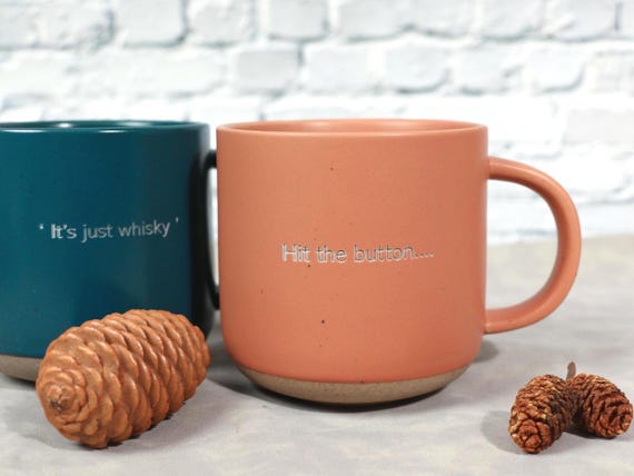 Engraved Ceramic Mug with Your Text, Custom Coffee Mug, 12 FL OZ Custom Mug Gift, Engraved Home Gift, Home Warming Gift, Christmas Gift