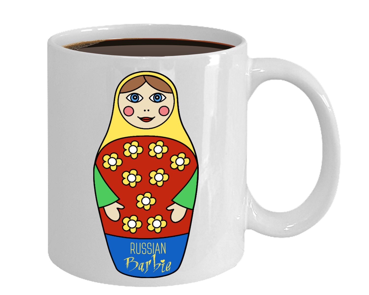 barbie coffee mug