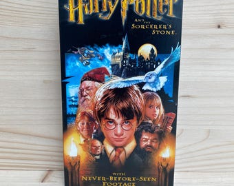 Vintage 2001 Harry Potter and The Sorcerer's Stone VHS Tape, Tested