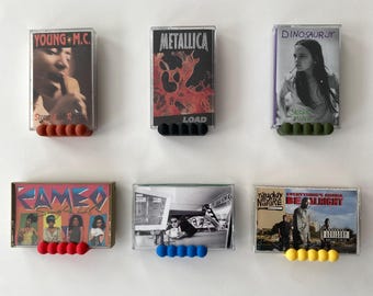 Cassette Tape Wall Display Mount, Designed by Island Loop Supply