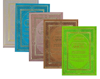 The Noble Quran Rainbow Transliteration in Roman Script