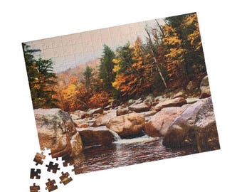 NH Fall Foliage River Puzzle | New Hampshire Scenic Jigsaw