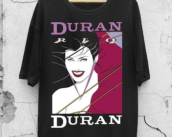 Vintage 1984 DURAN DURAN Seven and the Ragged Tiger Tour White T