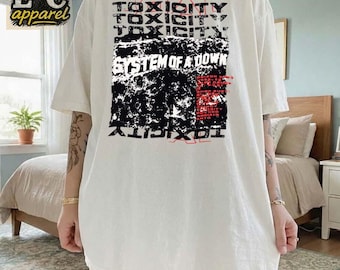 Comfort Colors® 1717Vintage 90s SYSTEM OF ADOWN Hand T-shirt Bootleg Unisex Tee