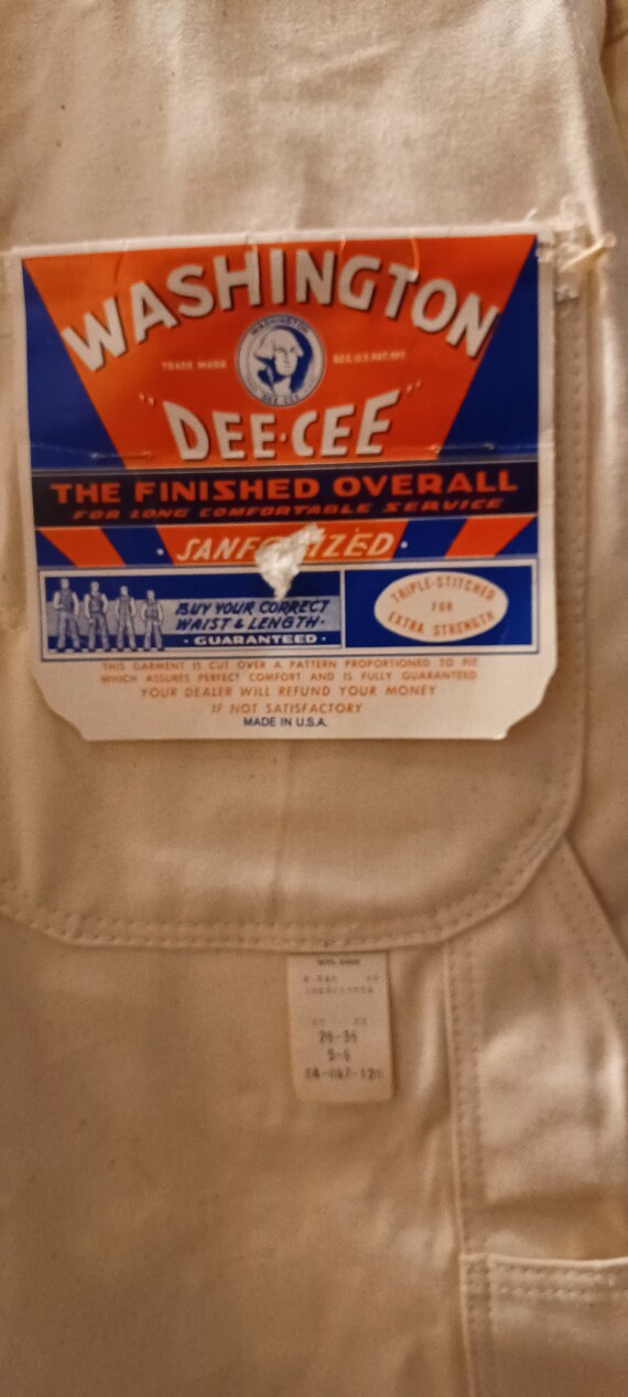 Vintage Dead Stock Dee Cee Overalls Painters Pants